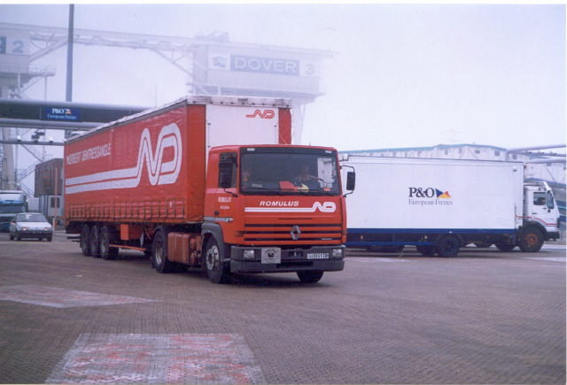 Vehicles disembarking Dock 2, Eastern Docks
