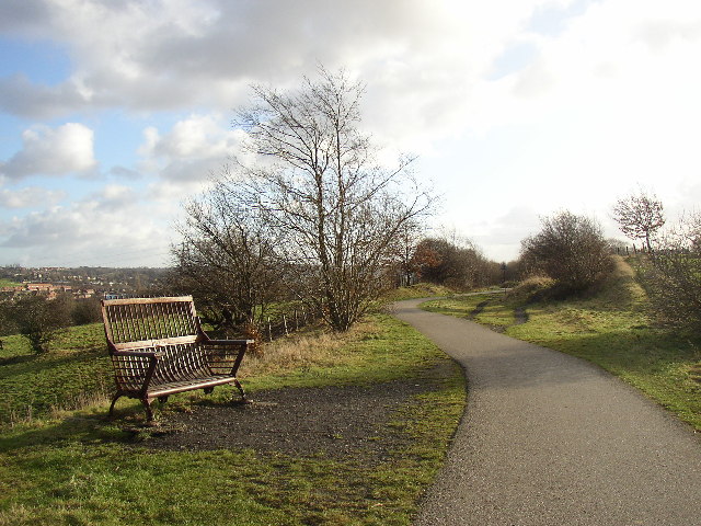Artistic seat, Spen Valley Greenway, Liversedge