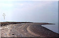 TQ9883 : Artificial island, Thames estuary, north side looking west by Martin Southwood