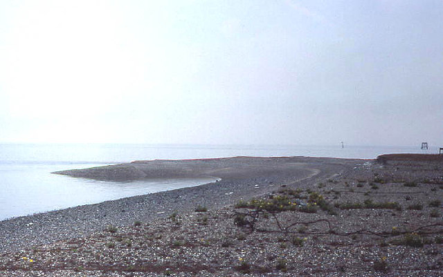 Artificial island, Thames estuary, looking east