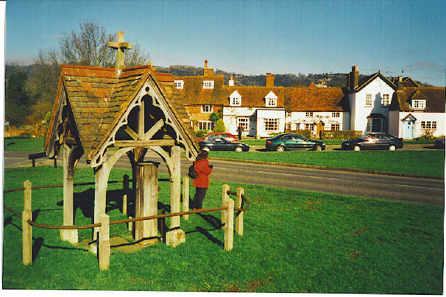 The old pump and well at Brockham