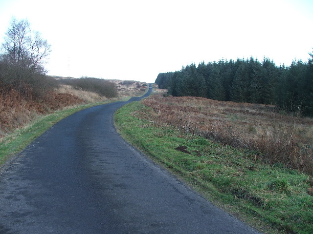 Campeltown to Kennacraig road.