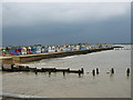 Beach huts from Pier