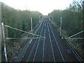 Glasgow-London Main Railway Line Near Bellshill