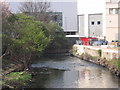 River Wandle flows under the Arndale Centre, Wandsworth, SW18