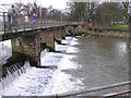 ST2224 : French Weir, River Tone by Martin Southwood