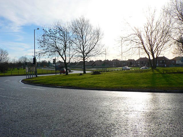 Roundabout at Simonside