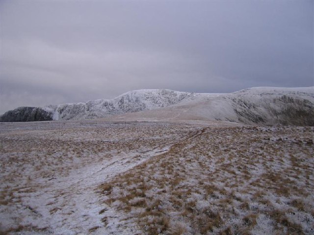 Broad Plateau west of Craig Eigiau