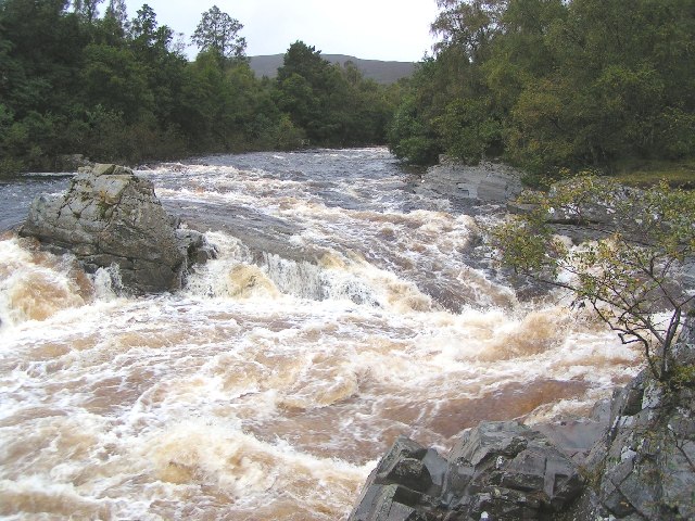 Falls on the River Garry © Norrie Adamson :: Geograph Britain and Ireland