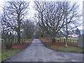 Driveway to Three Gates House