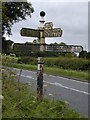 Guidepost on the A534