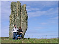 HY5637 : Stone of Setter, Isle of Eday by jon page