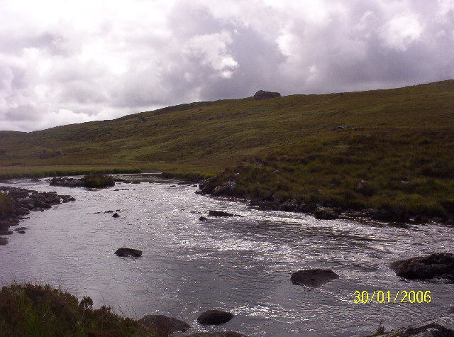 Little Gruinard River halfway to Loch Fionn