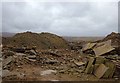 Disused stone quarry above Whitworth