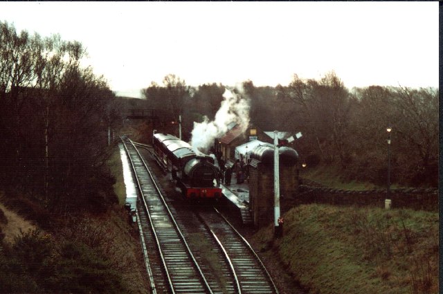 Tanfield Steam Railway on Boxing Day 2005 - Respect!