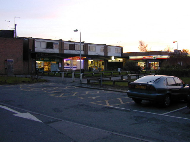 Shops behind The Mercia