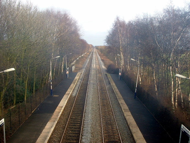 Railway Track, Birchwood Railway Station
