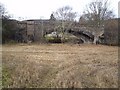 The Railway Bridge crossing the River Glass Evanton