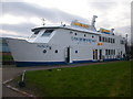 Debra Rose floating restaurant, Clydebank.