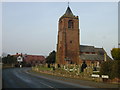 SJ4663 : Waverton Church by Stephen Charles