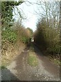 Track to cottage at Colliery Farm