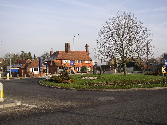 The Greyhound roundabout, Ash, Surrey
