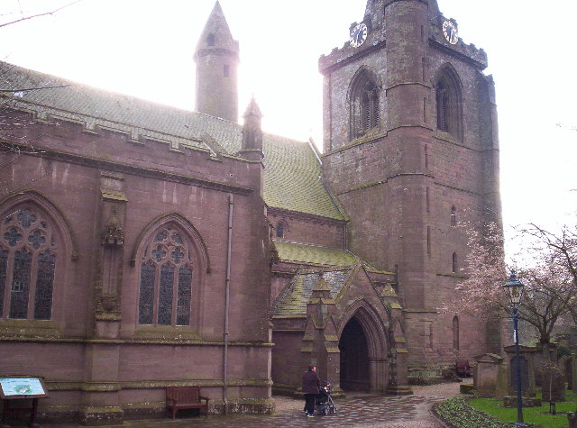 Brechin Cathedral with Round Tower Behind