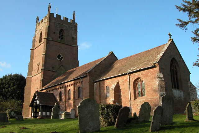 Astley church, near Stourport-on-Severn