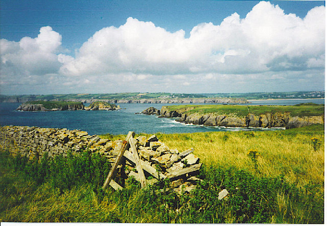 St Margaret's Island from Caldey Island.