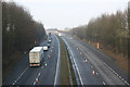 SK9132 : Putting out the cones on the A1 by Kate Jewell