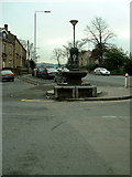 SE2420 : Drinking Well, Junction Savile and Headfield Roads, Savile Town by Nigel Homer