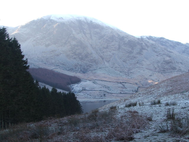 Harter Fell on a frosty morning.