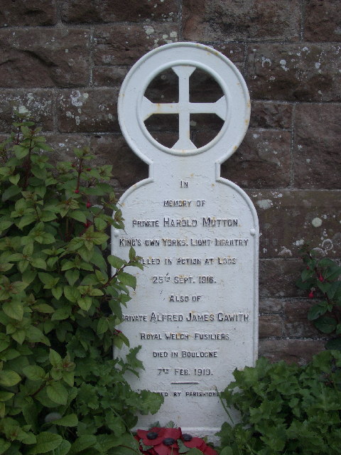 Whitbeck Church's First World War Memorial