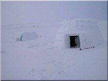 NH9902 : Igloo on the Cairngorm Plateau by Graham Benny