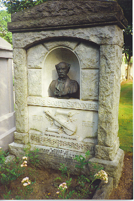 James Scott Skinner Gravestone, Allanvale Cemetery.