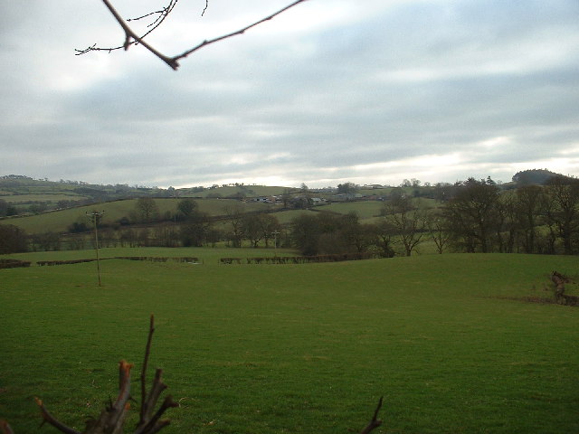 Farmland near Llanelidan