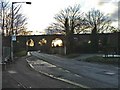 Viaduct where the railway line passes over the Hatfield Road, Hertford