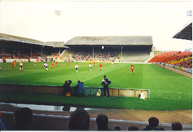 The Old Beach End Stand, Pittodrie.