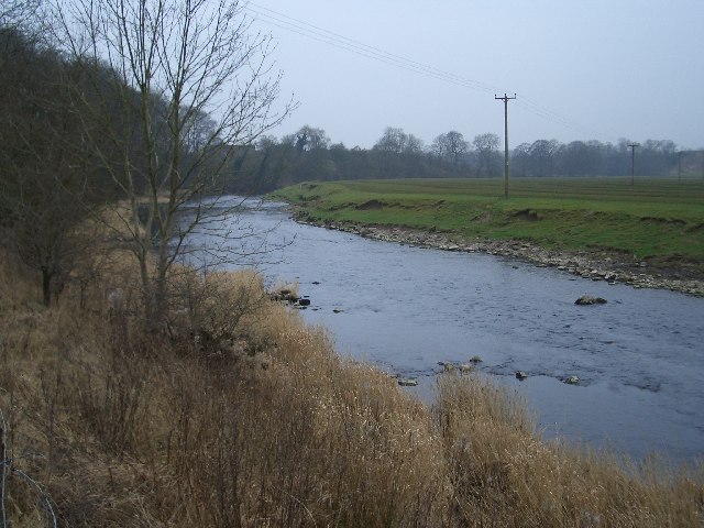 The River Ribble just south of Clitheroe