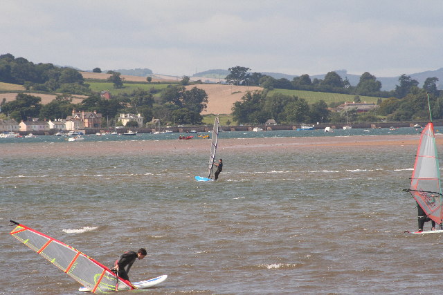 At Dockpond in Exmouth looking across to Starcross