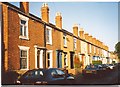 A row of houses in Castle Fields, Shrewsbury