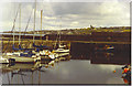 Yachts in Banff Harbour.