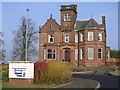 NX9877 : Marchfield House at the entrance to Bannatyne's Health Club, Dumfries by Chris Upson