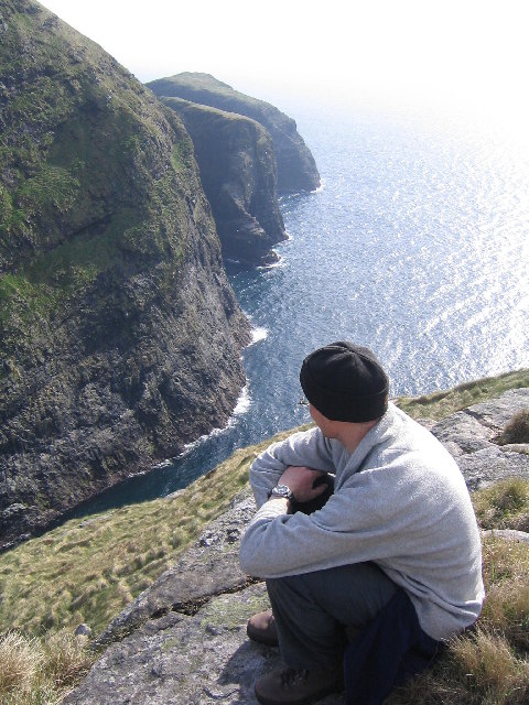 Bird cliffs on west side of Mingulay