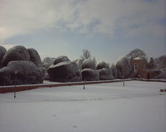 Snow on campus