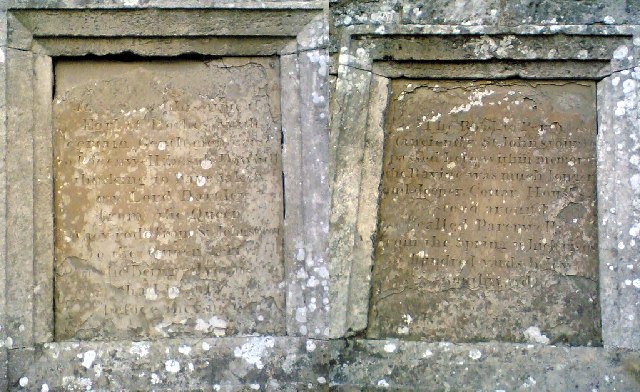 Parenwell Bridge Inscriptions