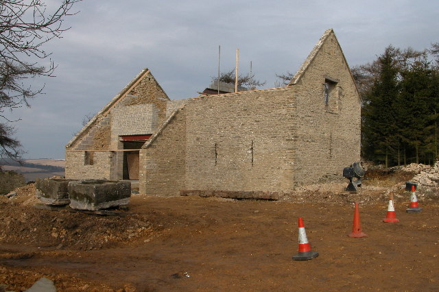 Barn undergoing conversion near Sevenhampton