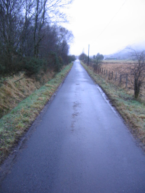 Road through Moss of Achnacree