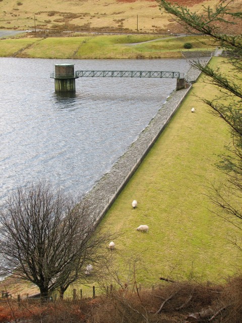 Dam, Glensherup Reservoir
