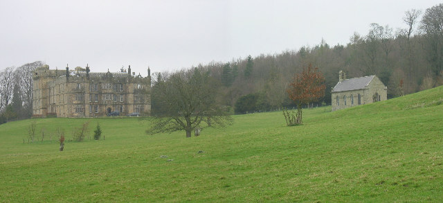 Chipchase Castle and Chapel.